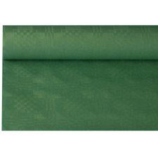 PAPSTAR Damast-Tischtuch (B)1,2 x (L)8 m dunkelgrün