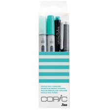COPIC Marker ciao 4er Set "Doodle Pack Turquoise"