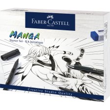 FABER-CASTELL Tuschestift PITT artist pen Set Manga...