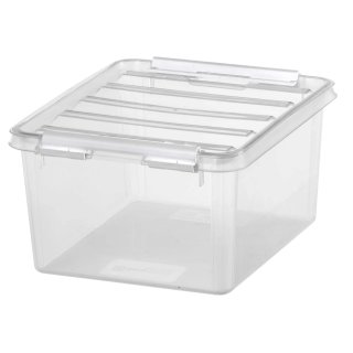 SmartStore Aufbewahrungsbox CLASSIC 2 2 Liter transparent / weiß