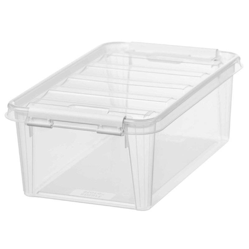 SmartStore Aufbewahrungsbox CLASSIC 1 1 Liter transparent weiß 