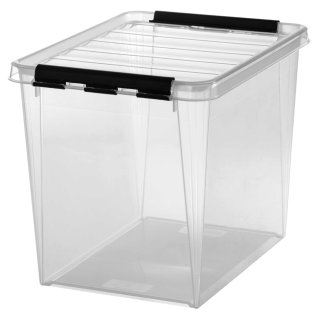 SmartStore Aufbewahrungsbox CLASSIC 16 25 Liter transparent / schwarz