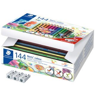 STAEDTLER DreikantFarbstift Noris colour 144er Karton-Box
