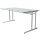 kerkmann Schreibtisch ARTLINE (B)1.200 mm mit Glasplatte Speditionsversand