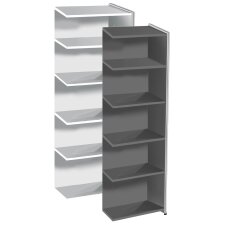 kerkmann Regal ARTLINE 2 Böden (B)410 mm anthrazit Speditionsversand