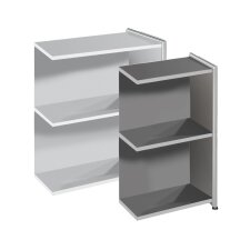 kerkmann Regal ARTLINE 5 Böden (B)410 mm anthrazit Speditionsversand