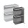 kerkmann Regal ARTLINE 5 Böden (B)410 mm anthrazit Speditionsversand