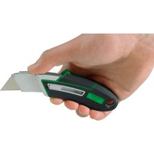 HEYCO Sicherheits-Cutter Trapezklinge: 18 mm schwarz grün