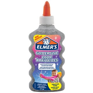 ELMERS Glitzerkleber "Glitter Glue" silber 177 ml