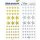 folia Holographie-Sticker "Sterne" gold und silber