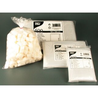 STARPAK Flachbeutel Maße: (B)100 x (H)200 mm transparent 500 Beutel