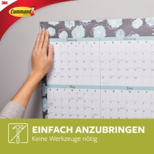 3M Command Klebestreifen Poster Strips Größe: S weiß 12 Stück