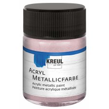 KREUL Acryl-Metallicfarbe roségold 50 ml