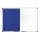 Bi-Office Kombitafel Weißwand / Filz 900 x 600 mm blau / weiß
