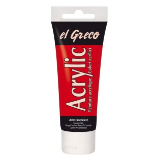 KREUL Acrylfarbe el Greco karminrot 75 ml Tube