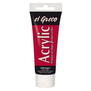 KREUL Acrylfarbe el Greco krapprot 75 ml Tube