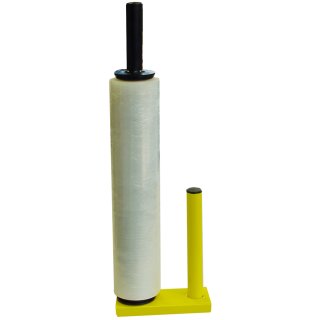 HAPPEL Stretchfolien Abroller von 450 - 500 mm aus Metall verstellbar gelb