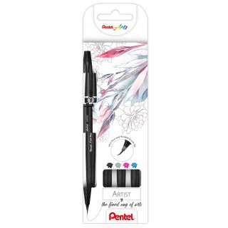 Pentel Pinselstift Sign Pen Artist 4er Set