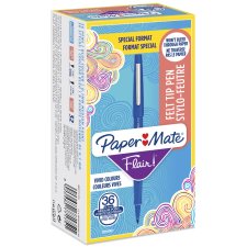 Paper:Mate Faserschreiber Flair Original blau 36 Stifte