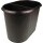 helit Papierkorb "the double" oval PE ohne Deckel schwarz
