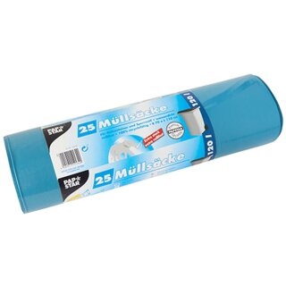STARPAK Müllsäcke LDPE 120 Liter transparent 25 Säcke