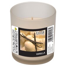 FLAVOUR by Gala Duftkerze im Glas "Fresh Linen"