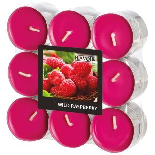 FLAVOUR by Gala Duft-Teelichter "Raspberry" 18 Stück