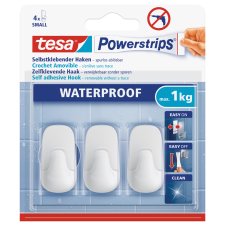 tesa Powerstrips Haken WATERPROOF Small Plastik...