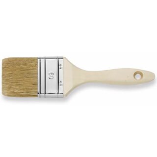 WESTEX Flachpinsel helle Naturborste 9. Stärke 25 mm