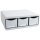 EXACOMPTA Schubladenbox TOOLBOX MAXI 3 Schübe lichtgrau