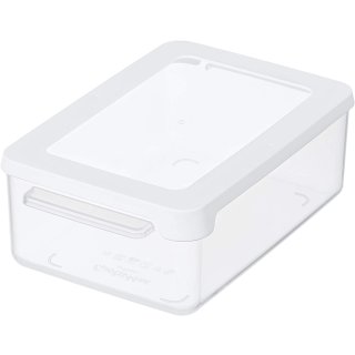 GastroMax Lunchbox 1,0 Liter transparent / weiß