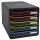 EXACOMPTA Schubladenbox BIG-BOX PLUS 5 Schübe harlekin schwarz