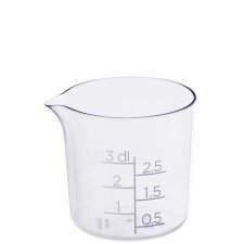 GastroMax Messbecher 0,3 Liter transparent