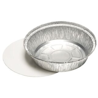 STARPAK Aluminium-Schale rund mit Deckel 770 ml 25 Stück
