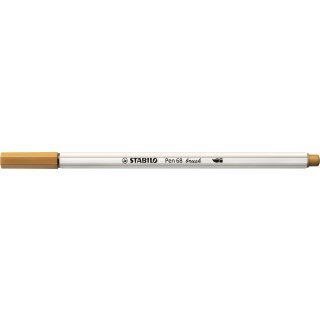 STABILO Pinselstift Pen 68 brush ocker dunkel