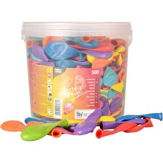 PAPSTAR Luftballons farbig sortiert 500 Stück