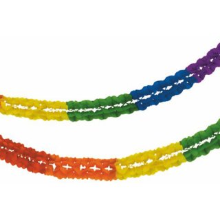 PAPSTAR Großraumgirlande "Rainbow" 10 Meter Durchmesser 160 mm aus Papier
