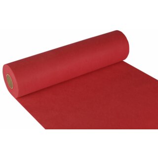 STARPAK Tischläufer "soft selection" (B)0,40 x (L)24,0 m rot