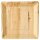PAPSTAR Palmblatt-Teller "pure" eckig 250 x 250 mm 25er