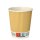 PAPSTAR Papp-Trinkbecher "pure" Ripple Wall 0,2 l 25 Stück