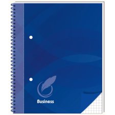 RNK Verlag Spiralbuch "Business blau" DIN A5 kariert