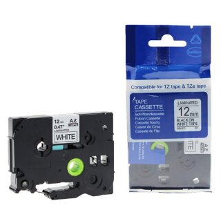 rillstab Schriftbandkassette schwarz/blau 12 mm x 8 m