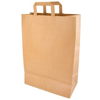 PAPSTAR Papier-Tragetasche 360 x 220 x 100 mm braun 50 Stück