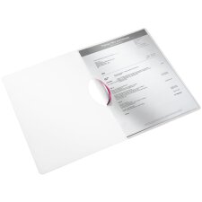 LEITZ Klemmhefter WOW ColorClip DIN A4 PP gelb-metallic
