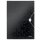 LEITZ Eckspannermappe WOW DIN A4 PP schwarz-metallic