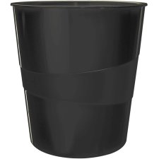LEITZ Papierkorb WOW aus Kunststoff 15 Liter schwarz