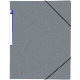 Oxford Eckspannermappe Top File+ DIN A4 grau