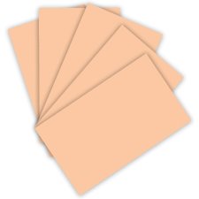 folia Tonpapier DIN A3 130 g/qm aprikose 50 Blatt