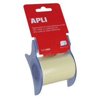 agipa Haftnotizen auf der Rolle 10 m x 60 mm gelb