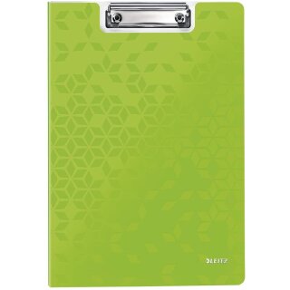 LEITZ Klemmbrett-Mappe WOW DIN A4 Polyfoam grün-metallic